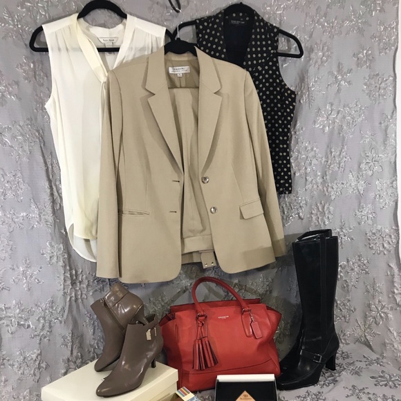 Tahari ASL Ladies Pants Suit Size 14 - Picture 1 of 16